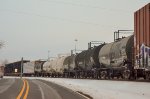 Tank cars next to Old La Grange Rd